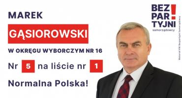 GĄSIOROWSKI MAREK - OKRĘG WYBORCZY NR 16 - nr 5 na liście - Sejm 2023