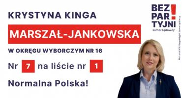 MARSZAŁ-JANKOWSKA KRYSTYNA KINGA - OKRĘG WYBORCZY NR 16 - nr 7 na liście - Sejm 2023