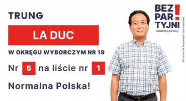 LA DUC TRUNG - OKRĘG WYBORCZY NR 19 - nr 5 na liście - Sejm 2023