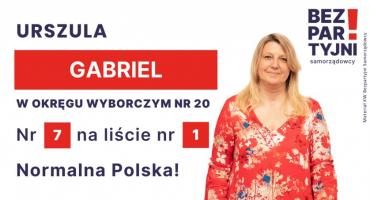 GABRIEL URSZULA - OKRĘG WYBORCZY NR 20 - nr 7 na liście - Sejm 2023
