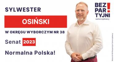 Sylwester Osiński - okręg nr 38 - Senat 2023