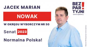 Jacek Marian Nowak - okręg nr 50 - Senat 2023