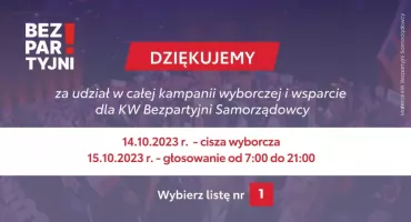 Cisza wyborcza w sobotę, a głosowanie w niedzielę - respektuj zasady!